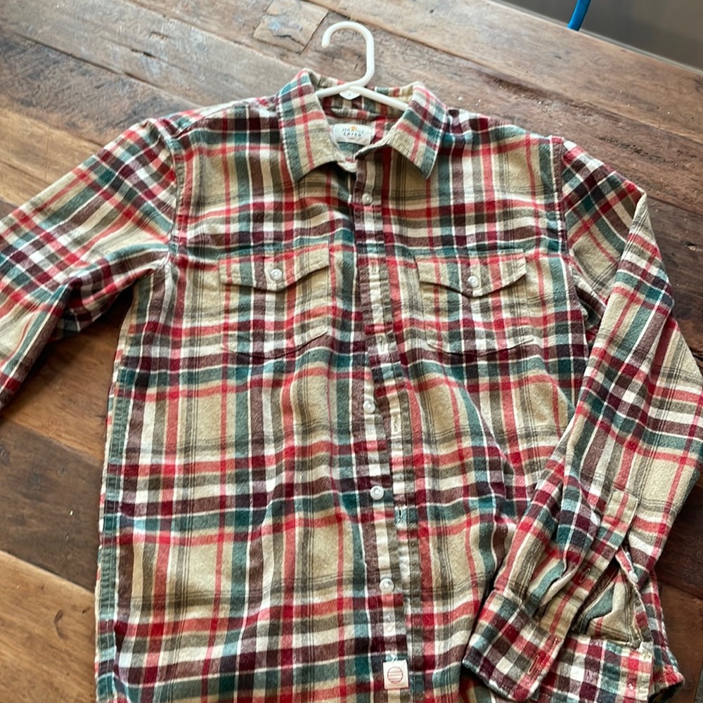 Marine layer size small flannel shirt